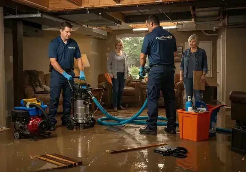 Basement Water Extraction and Removal Techniques process in Wortham, TX